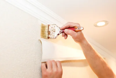 Pose de papier peint à Hon-Hergies — revêtements muraux et toiles de verre